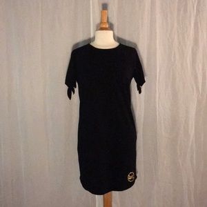 MK Black Logo T-Shirt Dress